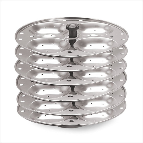 IDLI STAND STAINLESS STEEL - 6 PLATES - 24 IDLIS- MARVEL - 1 PC IDLI STAND STAINLESS STEEL - 6 PLATES - 24 IDLIS- MARVEL - 1 PC