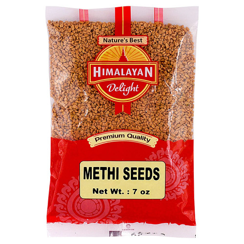 FENUGREEK / METHI / MENTHULU SEEDS HIMALAYAN DELIGHT - 200 GMS / 7 OZ FENUGREEK / METHI / MENTHULU SEEDS HIMALAYAN DELIGHT - 200 GMS / 7 OZ