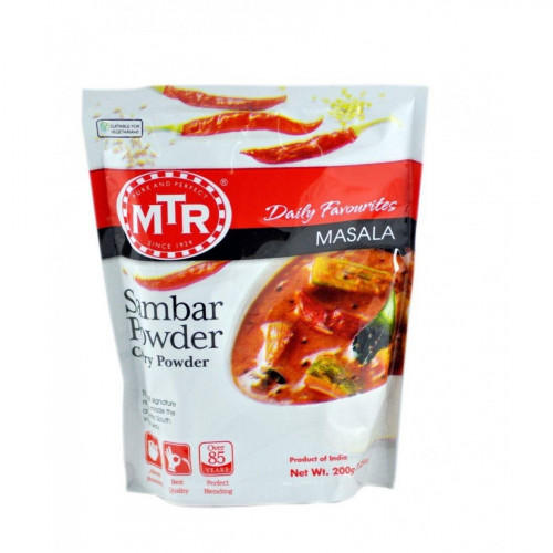 `MASALA POWDER - SAMBAR / SAMBHAR POWDER MTR - 200 GMS / 7 OZ `MASALA POWDER - SAMBAR / SAMBHAR POWDER MTR - 200 GMS / 7 OZ