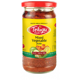 PICKLE MIXED VEGETABLE  (NO PRESERVATIVES) TELUGU - 300 GMS