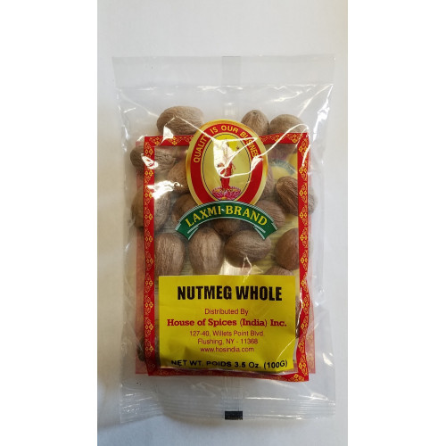 `NUTMEG WHOLE / JAAYAPHEL POORE / JAJIKAYA LAXMI - 100 GMS / 3.5 OZ `NUTMEG WHOLE / JAAYAPHEL POORE / JAJIKAYA LAXMI - 100 GMS / 3.5 OZ