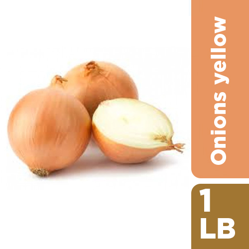 ONIONS YELLOW  -  1 LB ONIONS YELLOW  -  1 LB