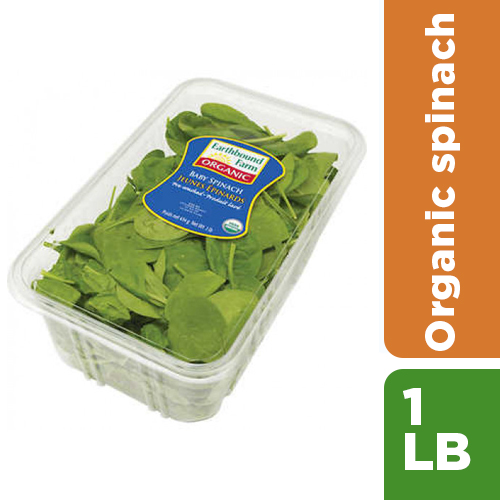 ORGANIC SPINACH  / PAALAK - 1 LB