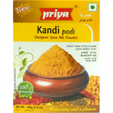 `Ready to Eat KANDI PODI [ REDGRAM SPICE MIX POWDER ] PRIYA - 100 GMS / 3.5 OZ