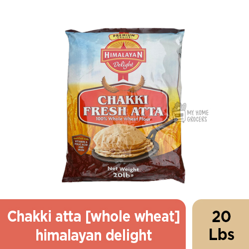 CHAKKI ATTA [ WHOLE WHEAT ] HIMALAYAN DELIGHT - 20 LBS