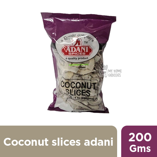 COCONUT SLICES ADANI - 200 GMS / 7 OZ COCONUT SLICES ADANI - 200 GMS / 7 OZ