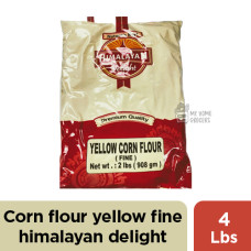`CORN FLOUR YELLOW FINE HIMALAYAN DELIGHT  - 4 LBS `CORN FLOUR YELLOW FINE HIMALAYAN DELIGHT  - 4 LBS
