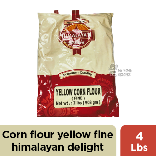 `CORN FLOUR YELLOW FINE HIMALAYAN DELIGHT  - 4 LBS `CORN FLOUR YELLOW FINE HIMALAYAN DELIGHT  - 4 LBS