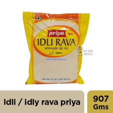`IDLI / IDLY RAVA PRIYA - 907 GMS / 2 LBS `IDLI / IDLY RAVA PRIYA - 907 GMS / 2 LBS