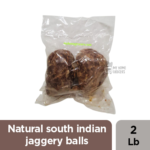 `NATURAL SOUTH INDIAN JAGGERY BALLS - 2 LB `NATURAL SOUTH INDIAN JAGGERY BALLS - 2 LB