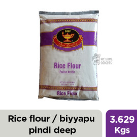 RICE FLOUR / CHAVAL KI ATTA / BIYYAPU PINDI DEEP - 3.629 KGS / 8 LBS