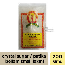 ^ROCK SUGAR /  CRYSTAL SUGAR / PATIKA BELLAM SMALL LAXMI - 200 GMS / 7 OZ