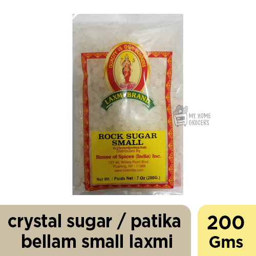 ^ROCK SUGAR /  CRYSTAL SUGAR / PATIKA BELLAM SMALL LAXMI - 200 GMS / 7 OZ ^ROCK SUGAR /  CRYSTAL SUGAR / PATIKA BELLAM SMALL LAXMI - 200 GMS / 7 OZ