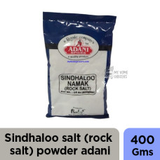 SINDHALOO SALT ( ROCK SALT ) POWDER ADANI - 400 GMS / 14 OZ