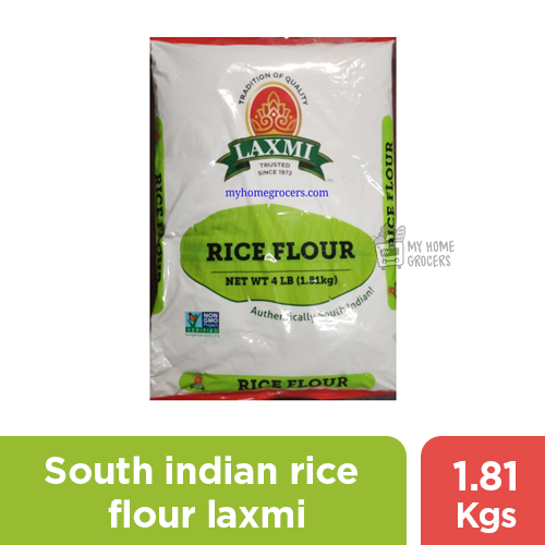 SOUTH INDIAN RICE FLOUR LAXMI - 1.81 KGS / 4 LBS SOUTH INDIAN RICE FLOUR LAXMI - 1.81 KGS / 4 LBS