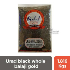 URAD BLACK WHOLE BALAJI GOLD - 1.816 KGS / 4 LBS URAD BLACK WHOLE BALAJI GOLD - 1.816 KGS / 4 LBS