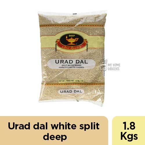 URAD DAL WHITE SPLIT DEEP - 1.8 KGS / 4 LBS