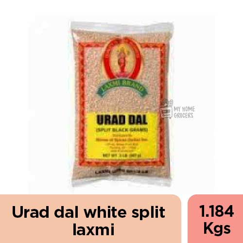 URAD DAL WHITE SPLIT LAXMI - 1.814 KGS / 4 LBS