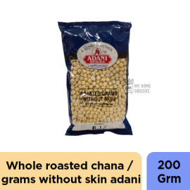 WHOLE ROASTED CHANA / GRAMS  WITHOUT SKIN ADANI - 200 GMS