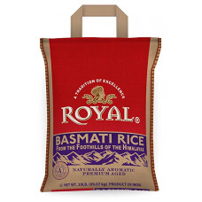 `BASMATI RICE ROYAL - 9.07 KGS / 20 LBS
