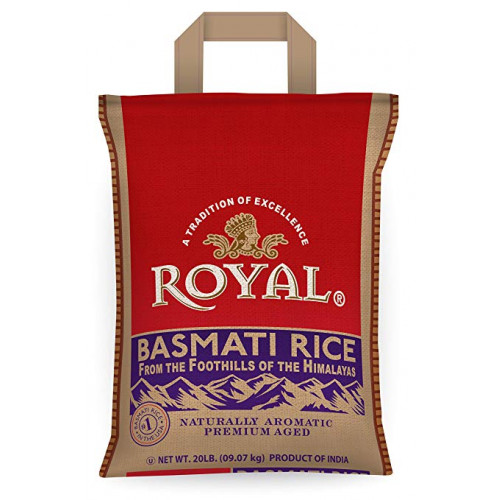 `BASMATI RICE ROYAL - 9.07 KGS / 20 LBS `BASMATI RICE ROYAL - 9.07 KGS / 20 LBS