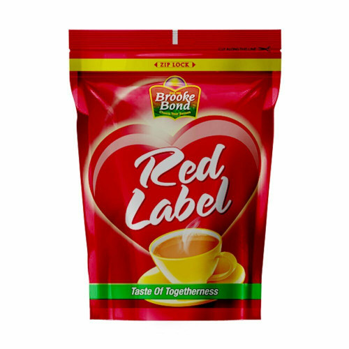 BROOKE BOND - RED LABEL TEA POWDER ZIP LOCK REFILL POUCH - 1 KG / 2.2 LB BROOKE BOND - RED LABEL TEA POWDER ZIP LOCK REFILL POUCH - 1 KG / 2.2 LB