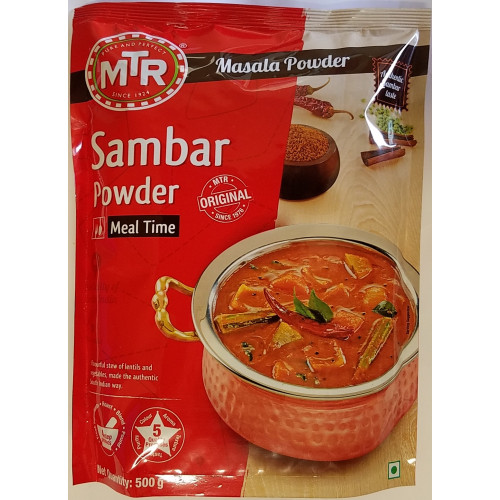 `MASALA POWDER - SAMBAR / SAMBHAR MTR - 500 GMS / 17.8 OZ `MASALA POWDER - SAMBAR / SAMBHAR MTR - 500 GMS / 17.8 OZ