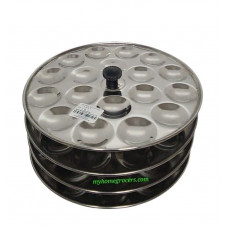 MINI IDLI STAND STAINLESS STEEL - 4 PLATES -  1 PC MINI IDLI STAND STAINLESS STEEL - 4 PLATES -  1 PC
