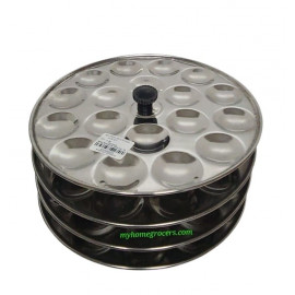 MINI IDLI STAND STAINLESS STEEL - 4 PLATES -  1 PC