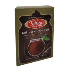 `Ready to Eat KARELA / KAKARAKAYA KARAM PODI [ BITTER MELON SPICE MIX POWDER ]  NO GARLIC TELUGU - 100 GMS / 3.5 OZ