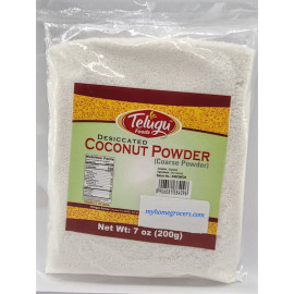 COARSE DESICCATED COCONUT POWDER TELUGU - 200 GMS / 7 OZ