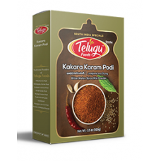 `Ready to Eat KARELA / KAKARAKAYA KARAM PODI [ BITTER MELON SPICE MIX POWDER ] TELUGU - 100 GMS / 3.5 OZ
