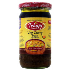 VEG CURRY PASTE ( NO PRESERVATIES ) TELUGU - 300 GMS VEG CURRY PASTE ( NO PRESERVATIES ) TELUGU - 300 GMS