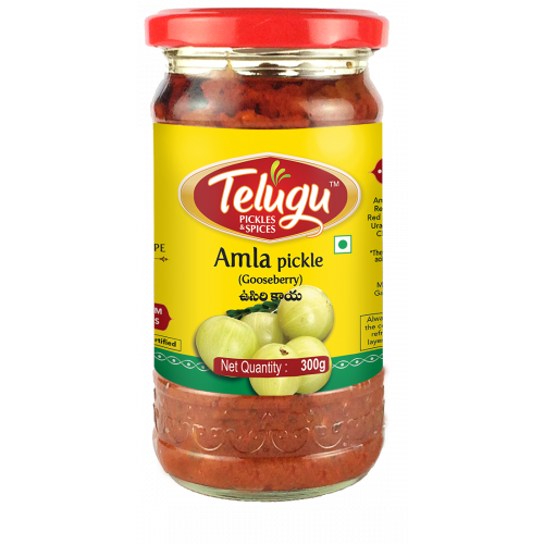PICKLE AMLA (NO PRESERVATIVES) TELUGU - 300 GMS PICKLE AMLA (NO PRESERVATIVES) TELUGU - 300 GMS
