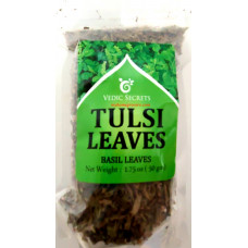 DRY TULASI LEAVES  VEDIC SECRETS - 1.75 OZ DRY TULASI LEAVES  VEDIC SECRETS - 1.75 OZ