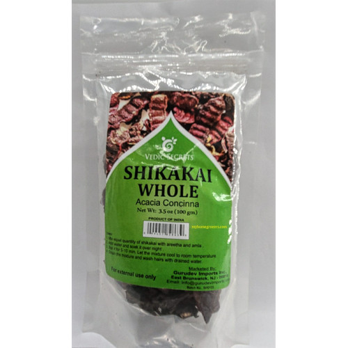 SHIKAKAI WHOLE VEDIC SECRETS - 3.5 OZ / 100 GMS SHIKAKAI WHOLE VEDIC SECRETS - 3.5 OZ / 100 GMS