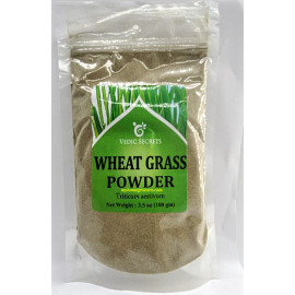 WHEAT GRASS POWDER VEDIC SECRETS - 3.5 OZ / 100 GMS