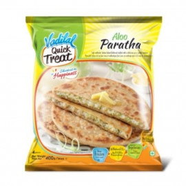 FROZEN ALOO PARATHA VADILAL - 4 PCS / 400 GMS / 14 OZ