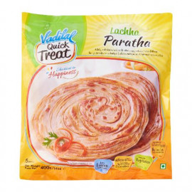FROZEN LACHA / FLAKES PARATHA  VADILAL - 5 PCS / 400 GMS / 14 OZ