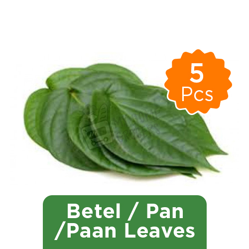 BETEL / PAN / PAAN LEAVES - 5 PCS* BETEL / PAN / PAAN LEAVES - 5 PCS*