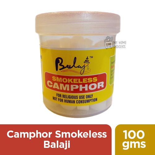 CAMPHOR SMOKELESS BALAJI - 100 GMS / 3.5 OZ CAMPHOR SMOKELESS BALAJI - 100 GMS / 3.5 OZ