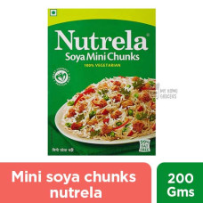MINI SOYA CHUNKS NUTRELA 200 GMS / 7.05 OZ