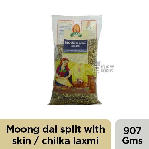 ^MOONG DAL SPLIT WITH SKIN / CHILKA  LAXMI - 907 GMS / 2 LBS ^MOONG DAL SPLIT WITH SKIN / CHILKA  LAXMI - 907 GMS / 2 LBS