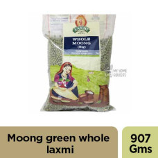 MOONG GREEN WHOLE  LAXMI  - 907 GMS / 2 LBS
