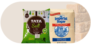Salt, Sugar & Jaggery
