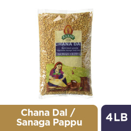 CHANA DAL  / BENGAL GRAM /  SANAGA PAPPU LAXMI - 1.814 KGS / 4 LBS