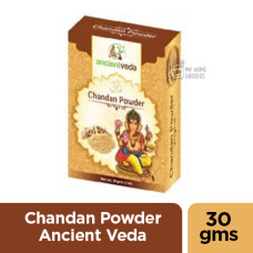 CHANDAN POWDER ANCIENT VEDA - 30 GMS / 1 OZ CHANDAN POWDER ANCIENT VEDA - 30 GMS / 1 OZ