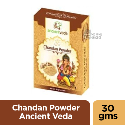 CHANDAN POWDER ANCIENT VEDA - 30 GMS / 1 OZ CHANDAN POWDER ANCIENT VEDA - 30 GMS / 1 OZ