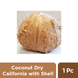 COCONUT DRY CALIFORNIA  WITH SHELL / POOJA / NARIYAL - 1 PC