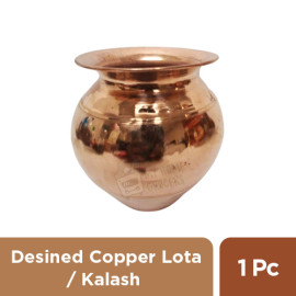 DESINED COPPER LOTA / KALASH - 1 PCS